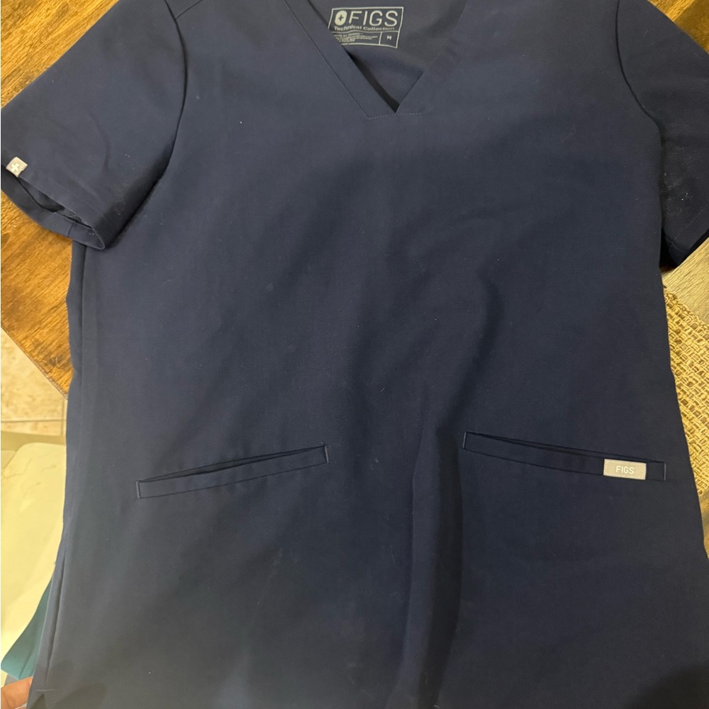 Figs Technical Collection Dark Blue Top